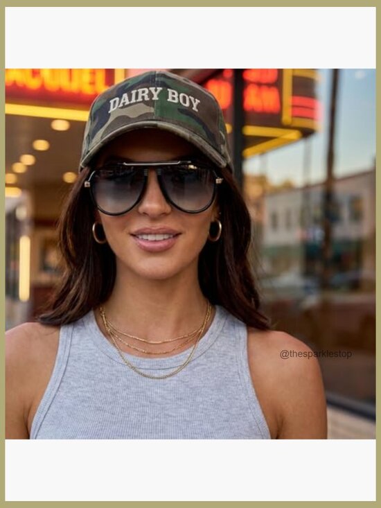 Oversized Aviator Sunglasses, Retro Oval Frame, UV400 Protection main image 6